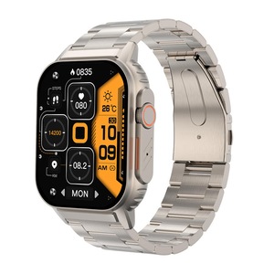 Catzon HD Screen Smart Watch 2.01 Inch with Waterproof HRV Fitness Tracker-Silver