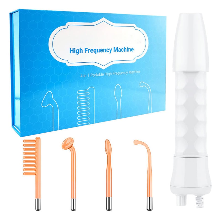 Catzon High Frequency Facial Machine Portable with 4 Different Tubes for Anti-Aging