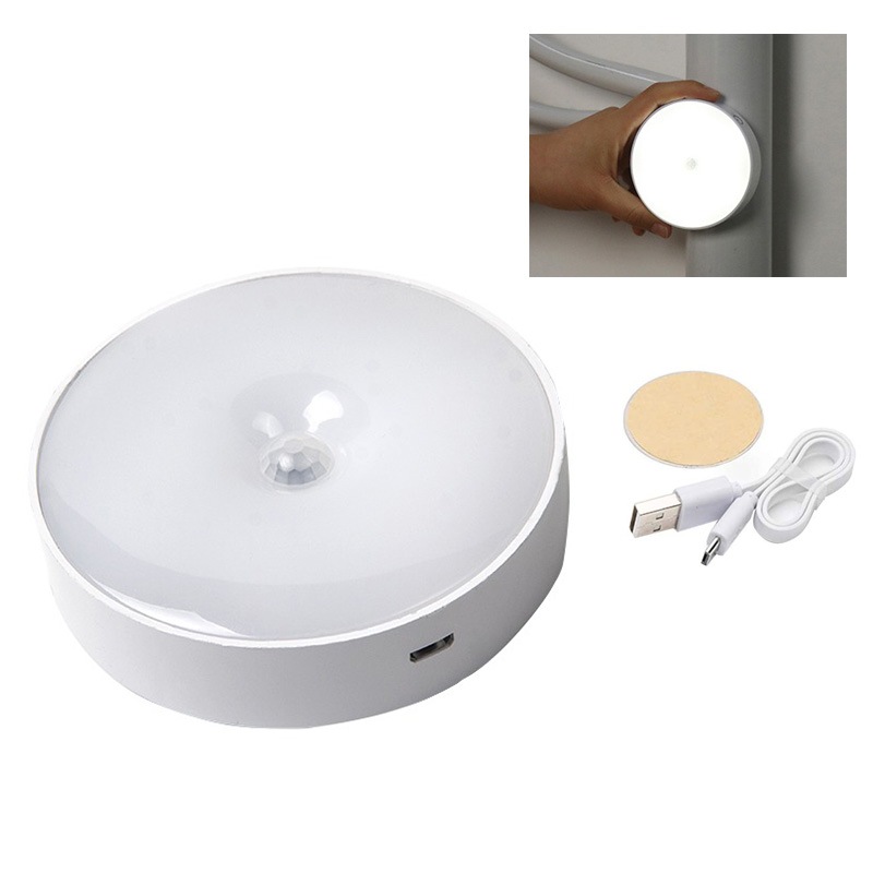 Buy Catzon Human Body Sensor Night Light Smart Charging Led Lamp White Mydeal 6760