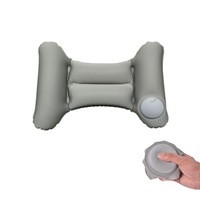 Catzon Inflatable Lumbar Travel/Camping Pillow Portable Waterproof Foldable For Lumbar Support While Camp Hike-Grey