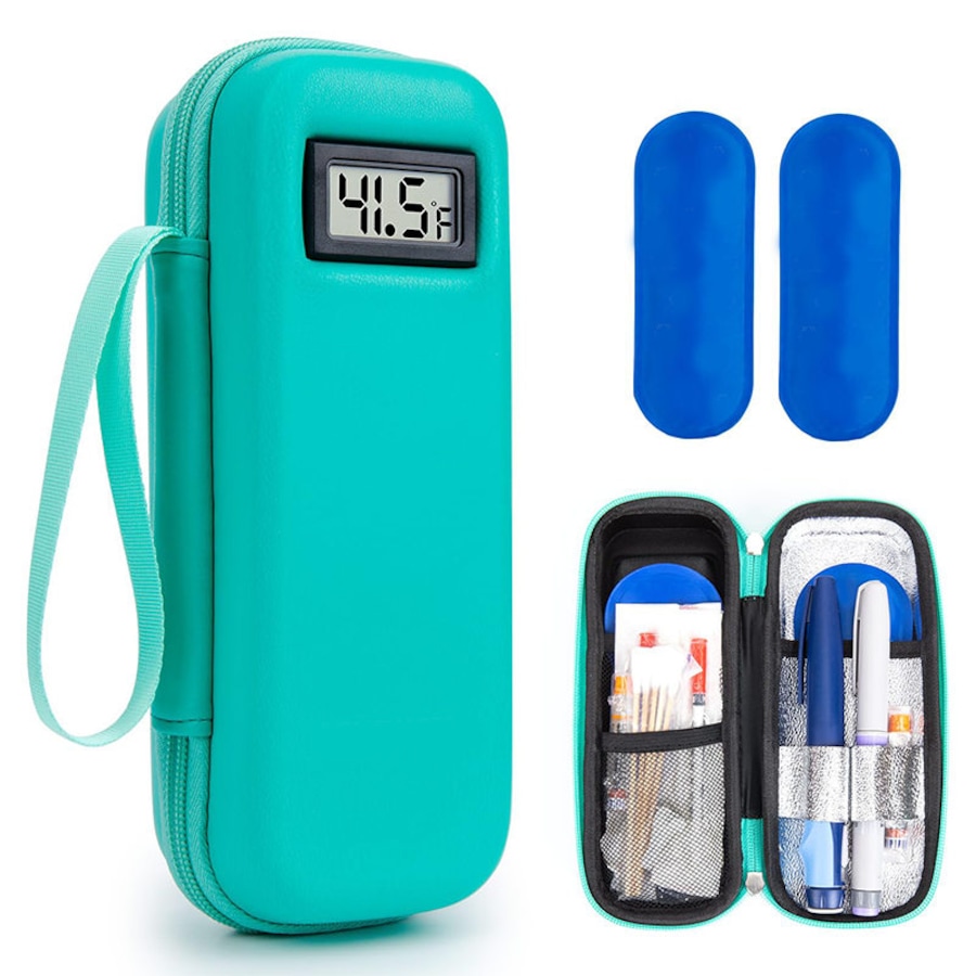 Catzon Insulin Cooler Travel Case with Temperature Display