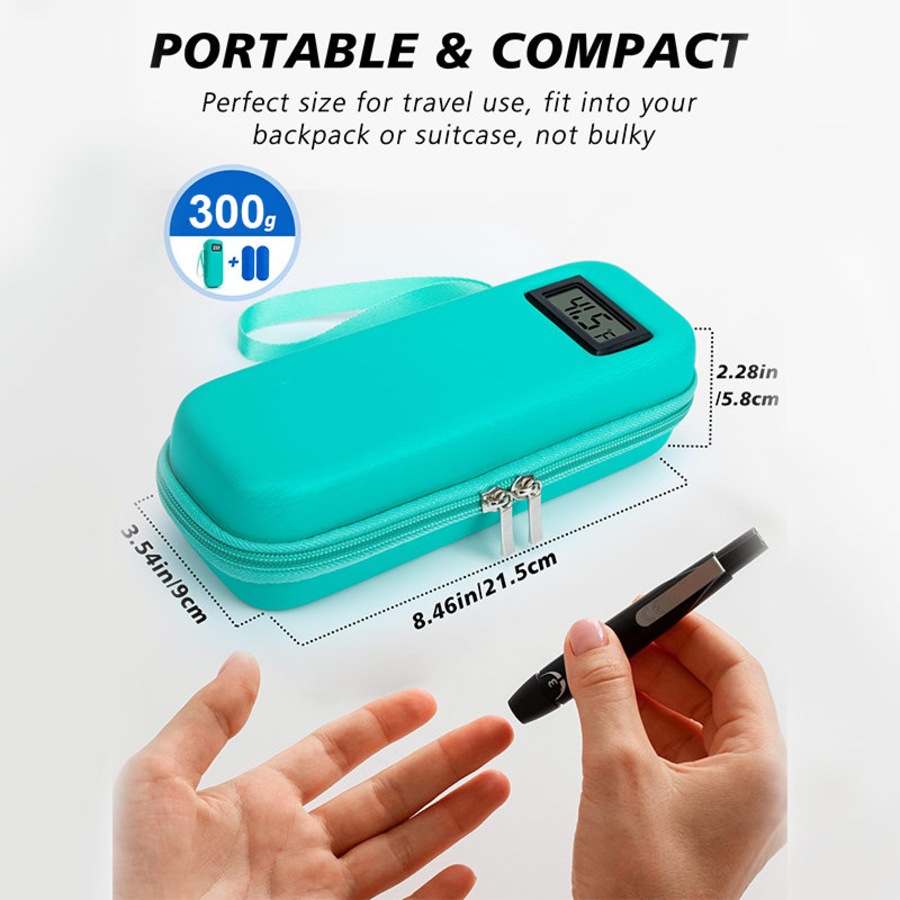 Catzon Insulin Cooler Travel Case with Temperature Display