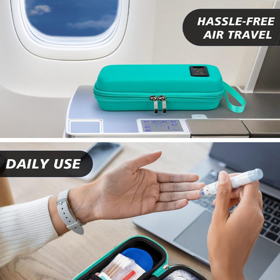 Catzon Insulin Cooler Travel Case with Temperature Display
