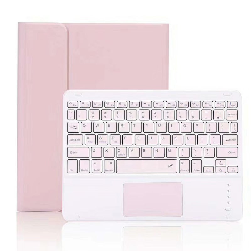 Catzon iPad Keyboard case Wireless Bluetooth Ultra-thin Built-in Touchpad For iPad 9.7/10.2/10.5-Pink