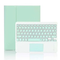 Catzon iPad Keyboard case Wireless Bluetooth Ultra-thin Built-in Touchpad For iPad 9.7/10.2/10.5-Green