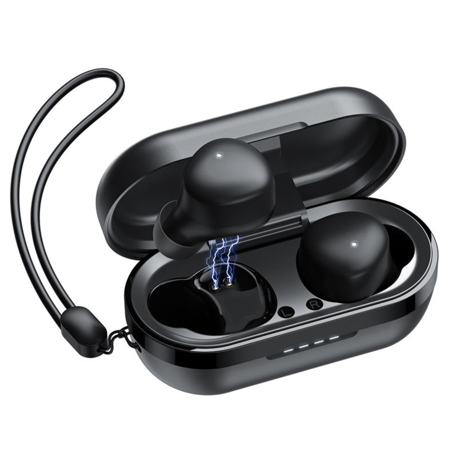 Catzon IPX7 Waterproof Wireless Earbuds Bluetooth 5.1 Headset with Charging Case for Sport