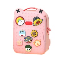 Catzon Kids Backpack For Boys and Girls Large Capacity Light Tide School Bag For Preschool/Kindergarten/Elementary School-Pink