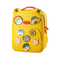 Catzon Kids Backpack For Boys and Girls Large Capacity Light Tide School Bag For Preschool/Kindergarten/Elementary School-Yellow