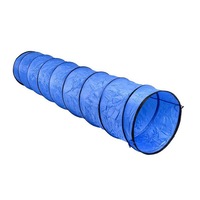 Catzon Kids Tunnel Pop Up Crawl Through Toy for Boys Girls Indoor Crawl Toy Blue