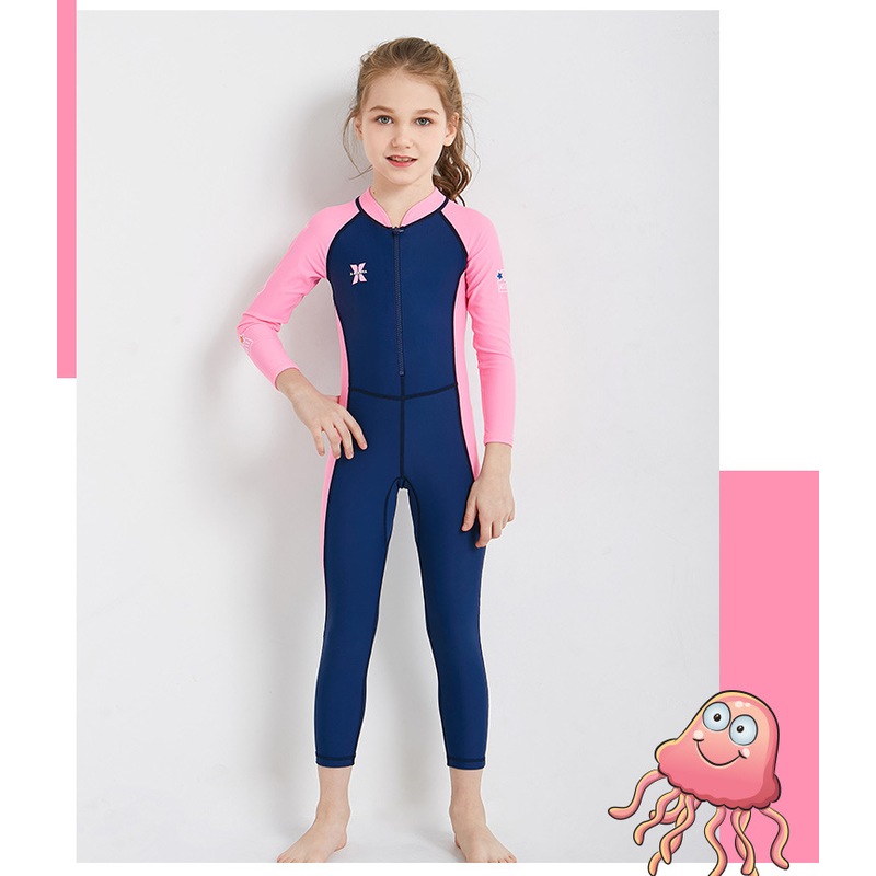 Buy Catzon Kids Wetsuit UPF 50+ One Piece Long Sleeve Swimsuit Quick