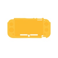 Catzon KJH-NS045 Soft Silicone Case Anti-slip Silicone Gamepad Console Shell Cover For Nintendo Switch Lite-Yellow