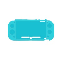 Catzon KJH-NS045 Soft Silicone Case Anti-slip Silicone Gamepad Console Shell Cover For Nintendo Switch Lite-Blue