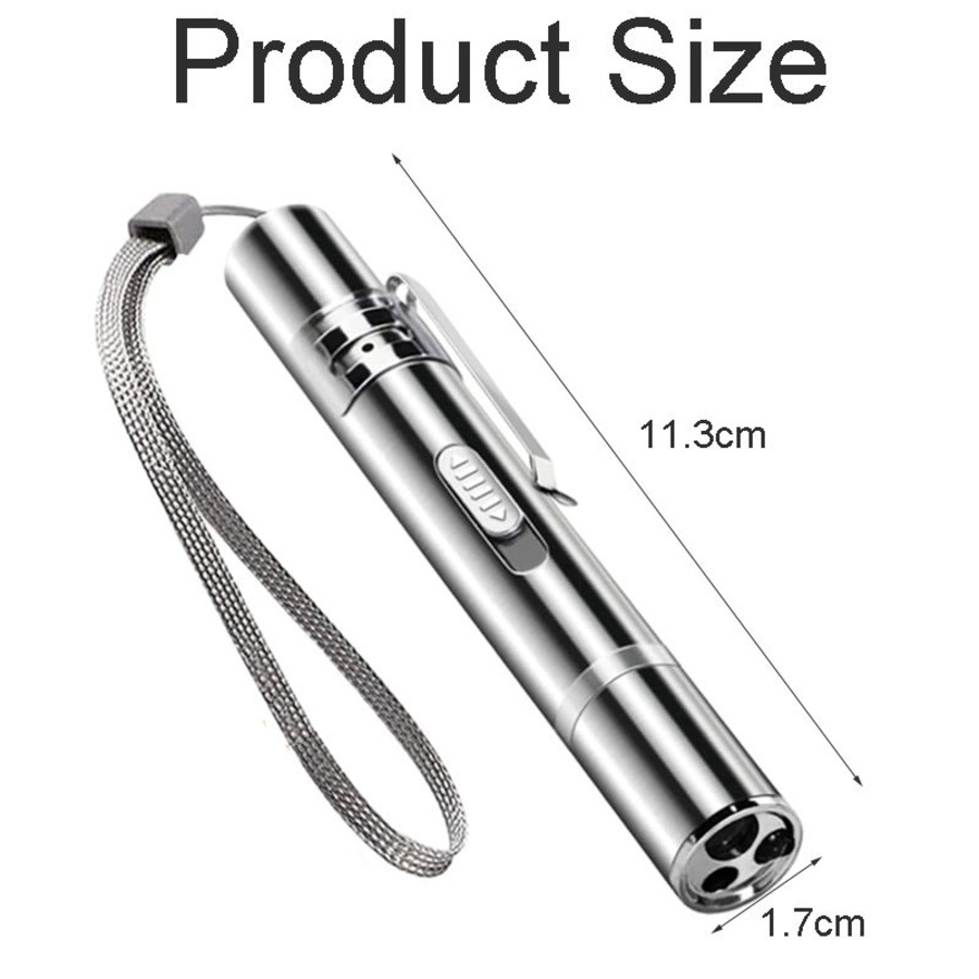 Catzon Laser Pointer Toy for Cat Toy Long Range 3 Modes USB Rechargeable