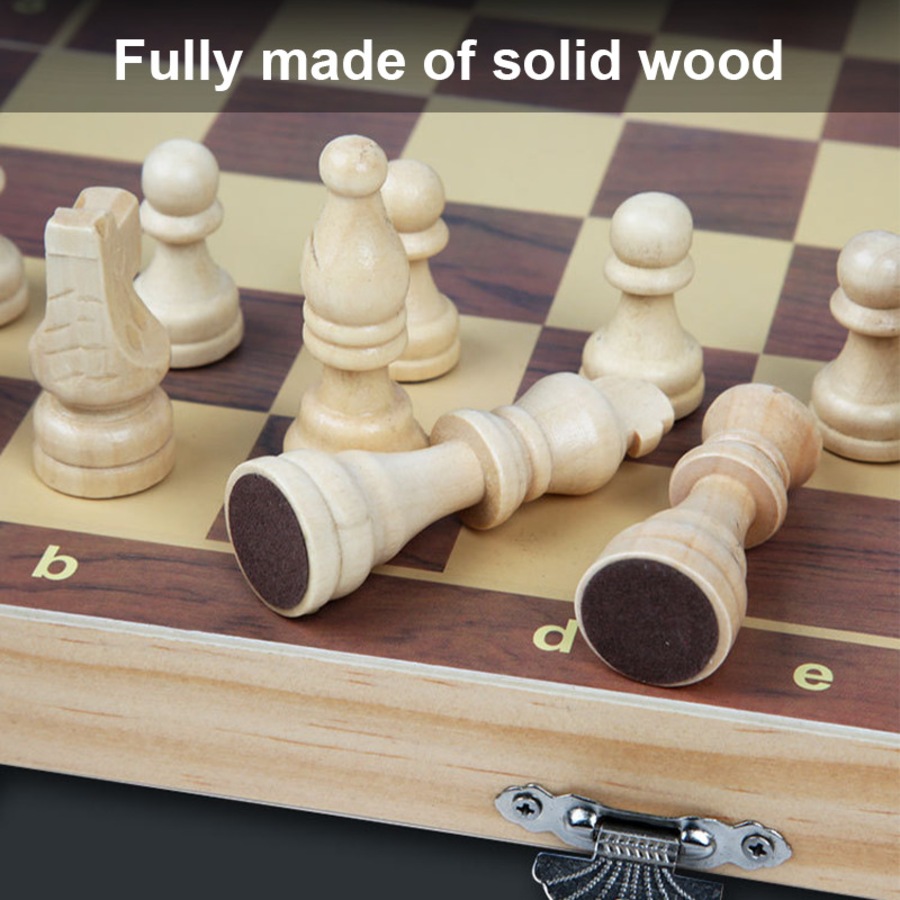 Catzon Magnetic Chess Set Portable Foldable Travel Chess Set Magnetic