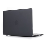 Catzon Matte Case Laptop Case For Apple MacBook Air Pro Retina 11 12 13 15 MacBook 15.4 13.3 12 11.6 inches - Black