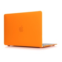 Catzon Matte Case Laptop Case For Apple MacBook Air Pro Retina 11 12 13 15 MacBook 15.4 13.3 12 11.6 inches - Orange