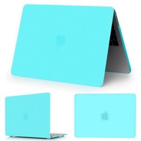 Catzon Matte Case Laptop Case For Apple MacBook Air Pro Retina 11 12 13 15 MacBook 15.4 13.3 12 11.6 inches - Light Blue