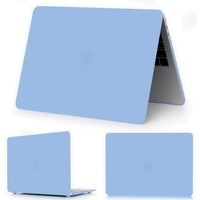 Catzon Matte Case Laptop Case For Apple MacBook Air Pro Retina 11 12 13 15 MacBook 15.4 13.3 12 11.6 inches-Serenity Blue