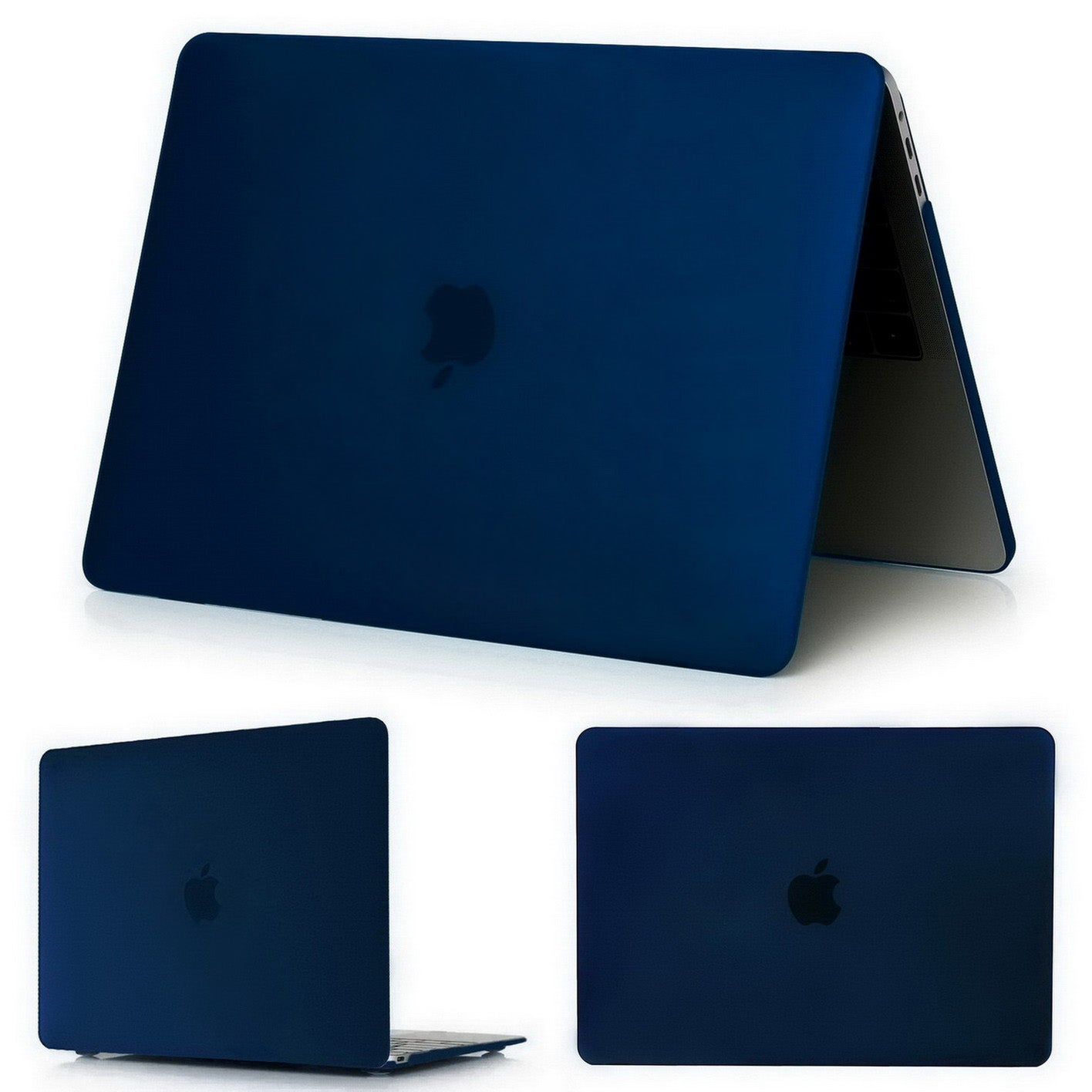 Catzon Matte Case Laptop Case For Apple MacBook Air Pro Retina 11 12 13 15 MacBook 15.4 13.3 12 11.6 inches-Navy Blue