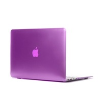 Catzon Metallic Laptop Case for Apple MacBook Air Pro Retina 11 12 13 15 MacBook 15.4 13.3 12 11.6 inches-Purple