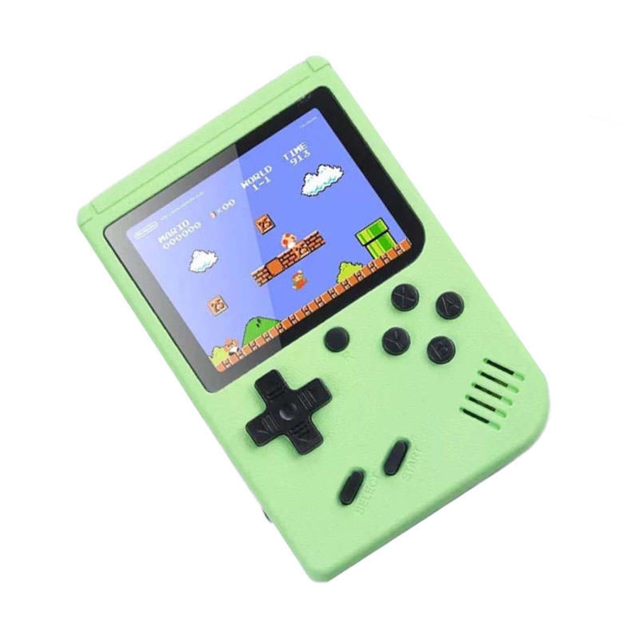 Catzon Mini Handheld Game Console with 500 Games Support TV Output Kids Gift-Green