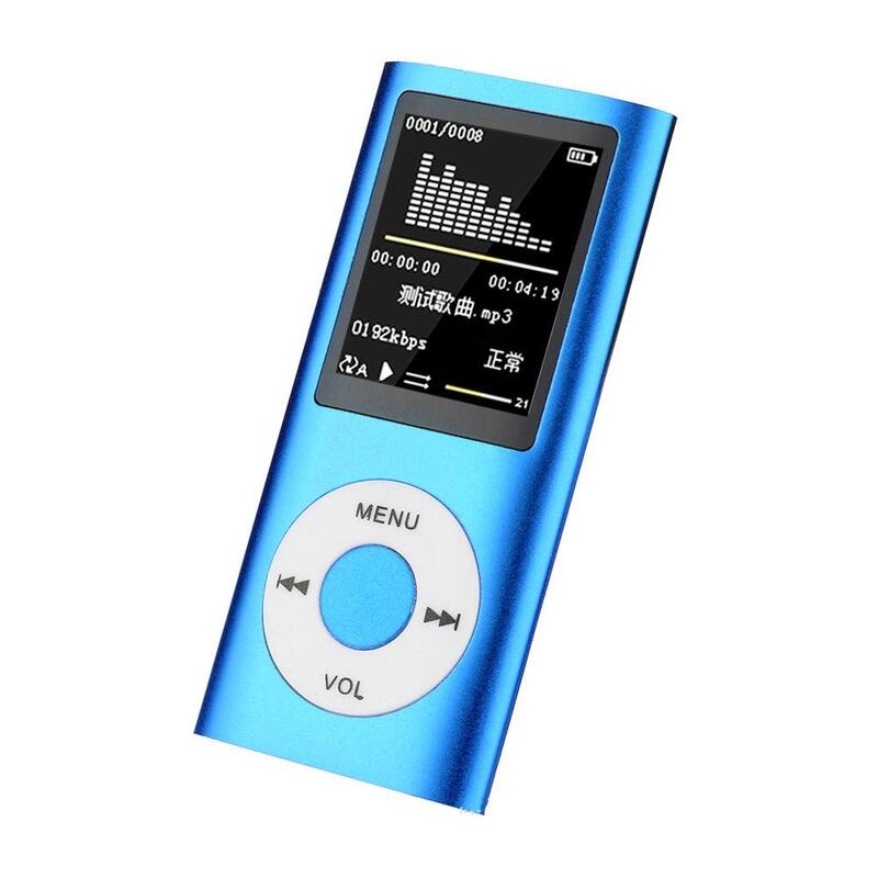 Voice Record MP3 Player Hotechs MP3 Music Player with 32GB Memory SD Card Slim Classic Digital LCD 1.82'' Screen Mini USB Port with FM Radio MP4 Player 