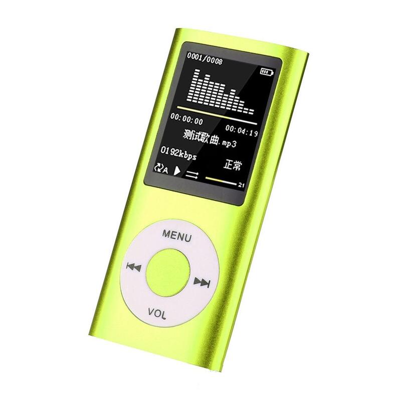 Hotechs MP3 Music Player with 32GB Memory SD Card Slim Classic Digital LCD 1.82 Screen Mini USB Port with FM Radio MP3 Player MP4 Player Voice Record 