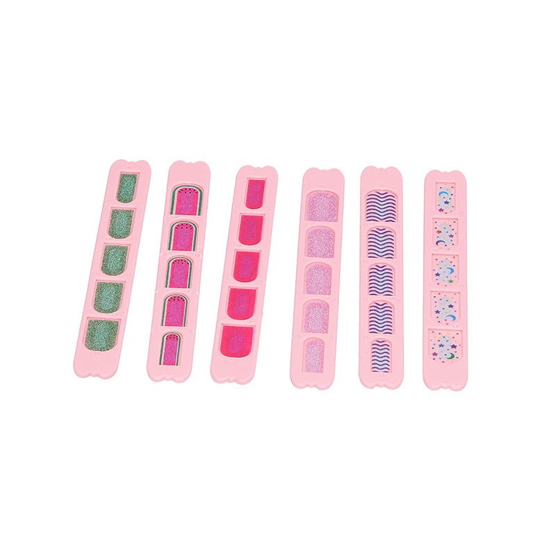 Buy Catzon Nail Stamping Machine Set Glitter Stickers Children DIY Nail ...