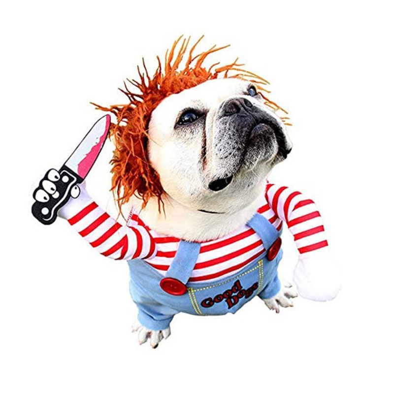 Buy Catzon Pet Halloween Funny Costumes for Dog Cat Deadly Doll MyDeal