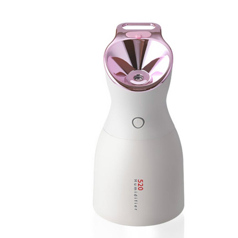 Catzon Portable 3 in 1 Face Sprayer Deep Hydrating Face Steaming Device Humidification-Pink