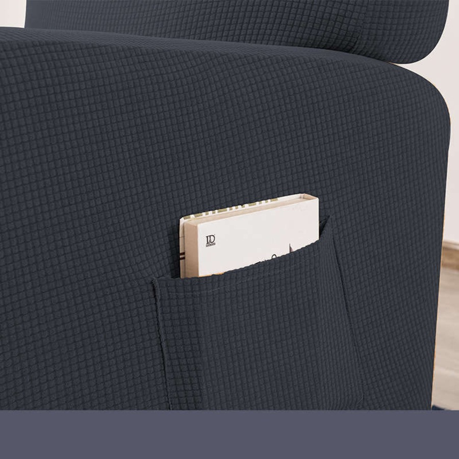 Catzon Recliner Stretch Sofa Slipcover Sofa Cover 4-Pieces Furniture Protector Couch Soft-Taupe