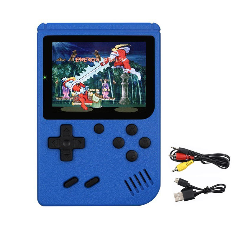 Buy Catzon Retro Handheld Game Console with 400 Classical FC Games Support for Connecting TV Blue MyDeal