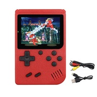 Catzon Retro Handheld Game Console with 400 Classical FC Games Support for Connecting TV-Red