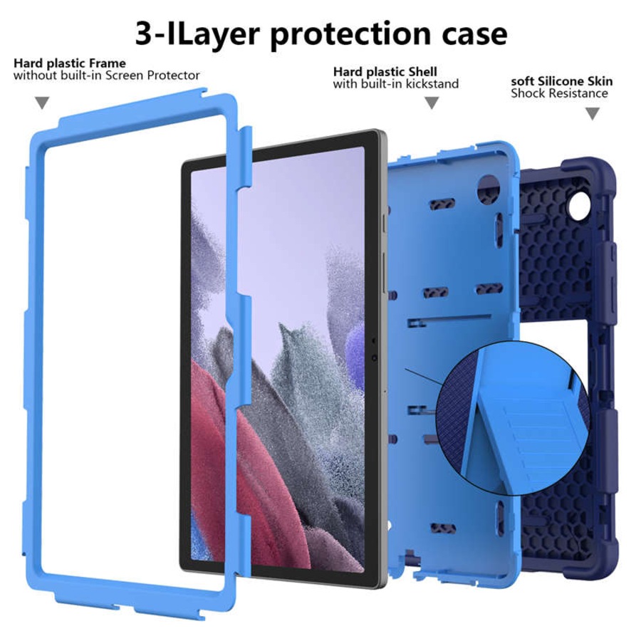 Catzon Samsung Tablet Case For Galaxy Tab A8 10.5inch 2021 (SM-X200/SM-X205/SM-X207)-NavyBlue