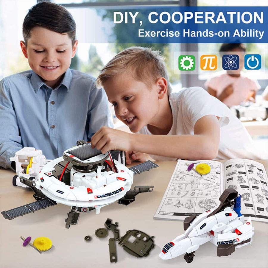Catzon Science Kits for Kids Age 8-12 Solar Robot Kit Learning Building STEM Toys for Christmas Birthday Gifts