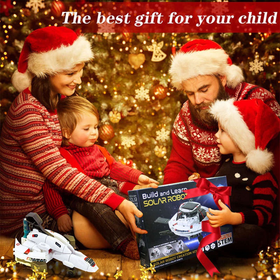 Catzon Science Kits for Kids Age 8-12 Solar Robot Kit Learning Building STEM Toys for Christmas Birthday Gifts