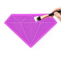 Catzon Silicone Makeup Brush Cleaning Mat with Suction Cups-Popsicle-Diamond