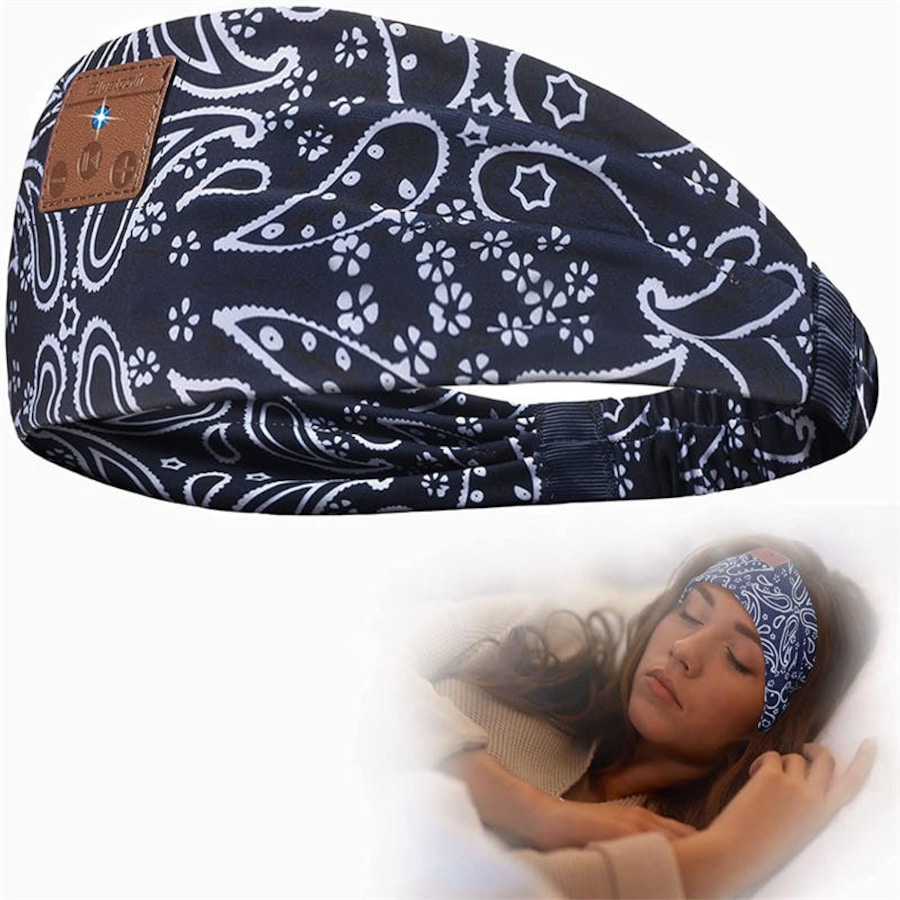 Catzon Sleep Headphones Wireless Bluetooth Headband Built in Speakers for Side Sleepers