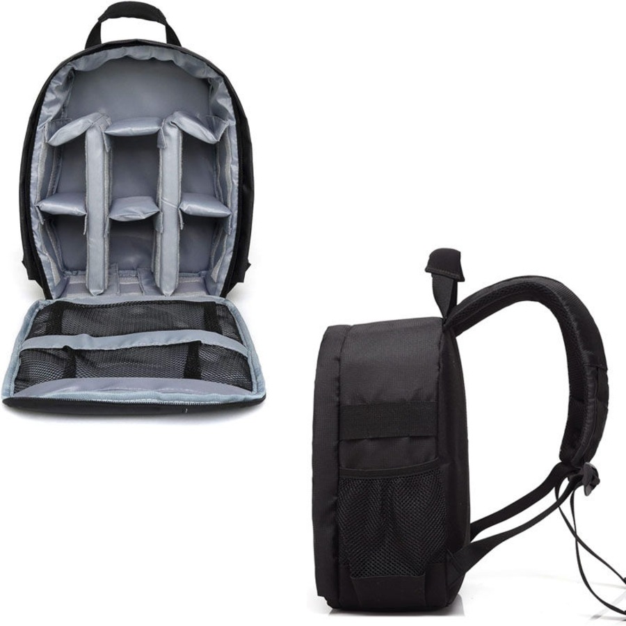 Catzon SLR/DSLR Camera Bag Waterproof for Canon Sony Digital Lens Medium-Gray