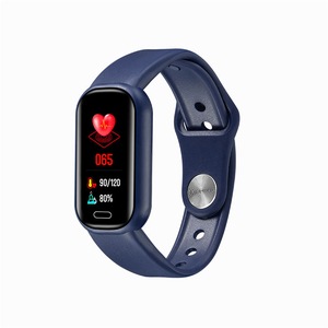 Catzon Smart Watch(Receive/Make Call) Full Touch Tracker With Heart Rate-Dark Blue