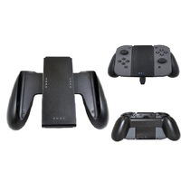 Catzon SND-388 Grip Handle Charging Dock Station Charger Chargeable Stand For Nintendo Switch Joy-Con NS Handle-Black