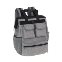 Catzon Tool Storage Backpack with Padded Back for Electrician Carpenter-Grey