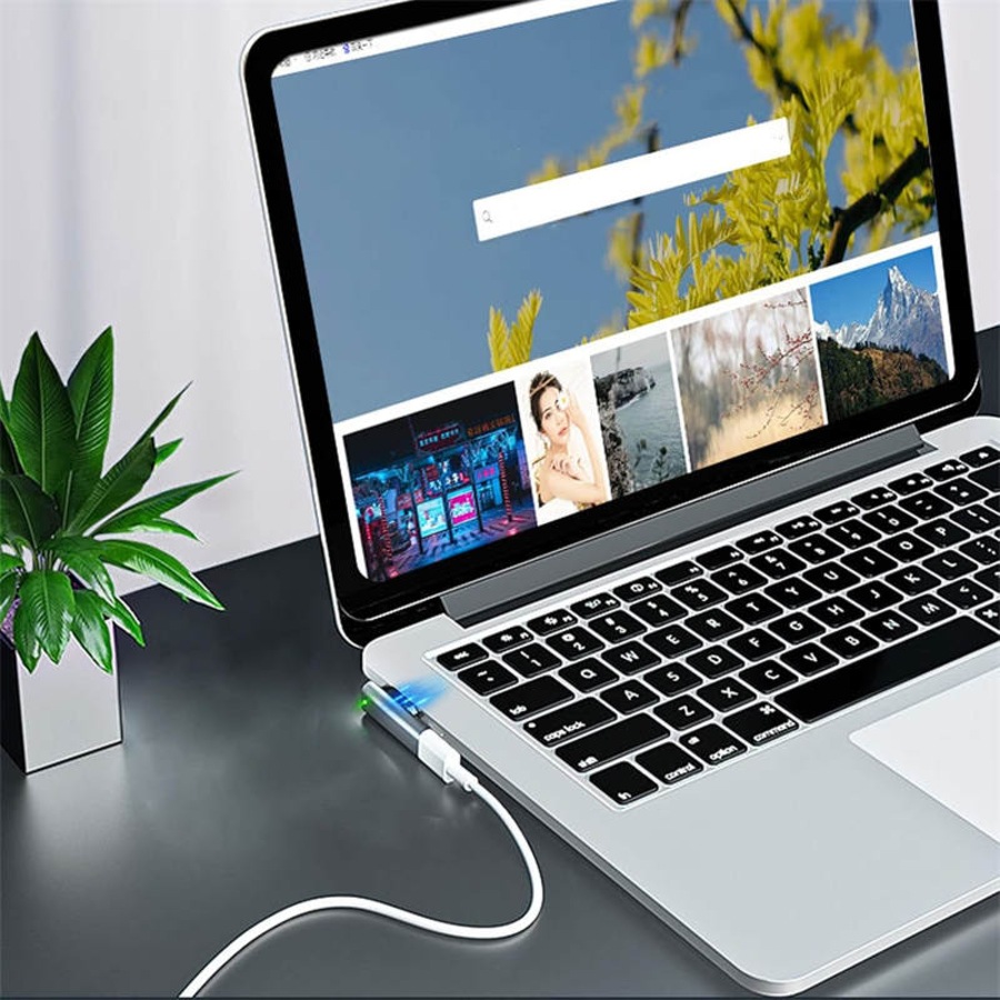 Catzon Type C Magnetic Adapter PD Fast Charging for MacBook Pro Air (2022-2023)-A