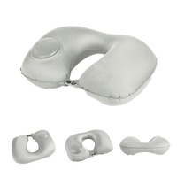 Catzon Ultralight Inflating Travel/Camping Pillows for Neck & Lumbar Support Sleep While Camp Backpacking-Grey