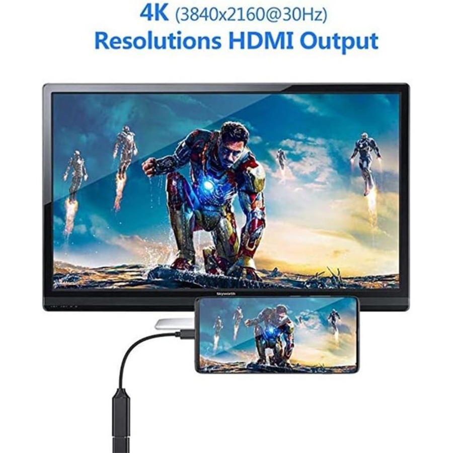 Catzon USB C to HDMI Adapter 4K USB 3.1 for Mac Samsung S Series Huawei