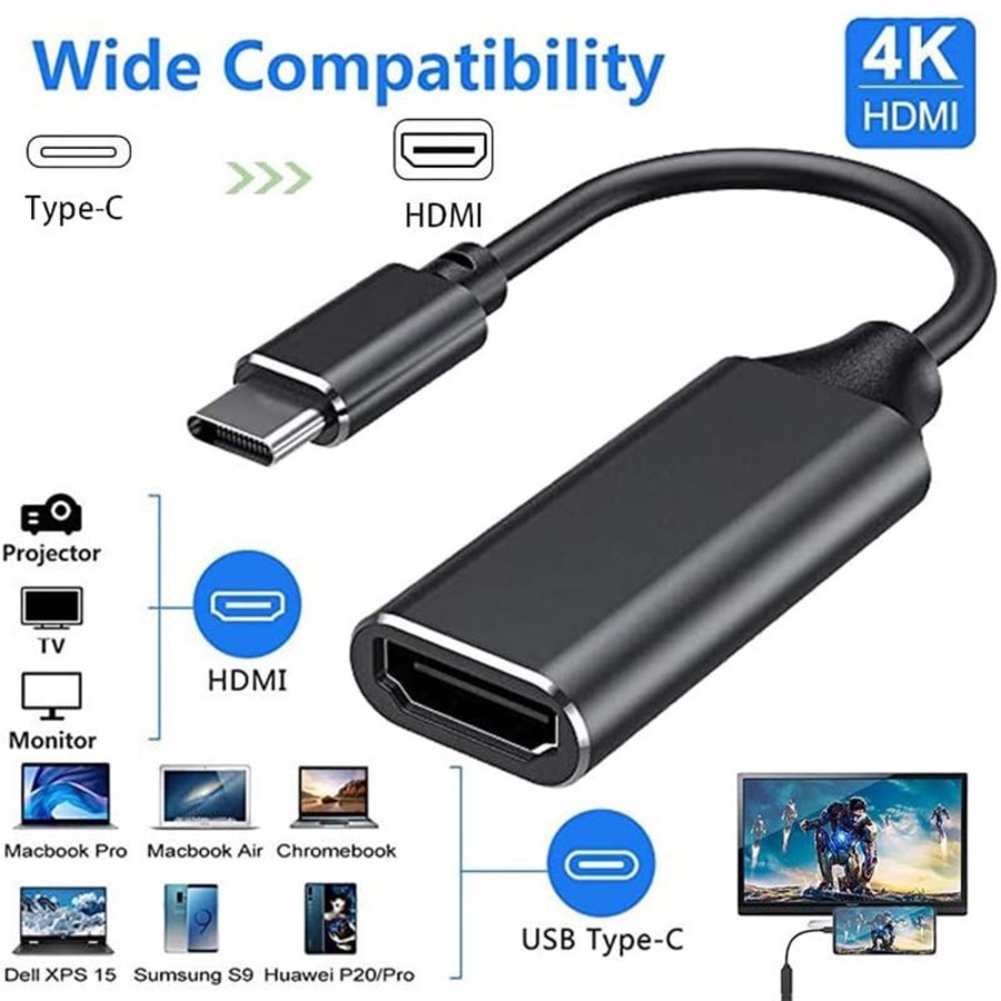Catzon USB C to HDMI Adapter 4K USB 3.1 for Mac Samsung S Series Huawei