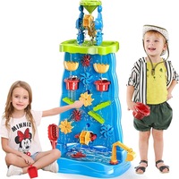 Catzon Water Table Toy for Kids 32Pcs Accessory Activity Sensory Table Water Fun Play Toys