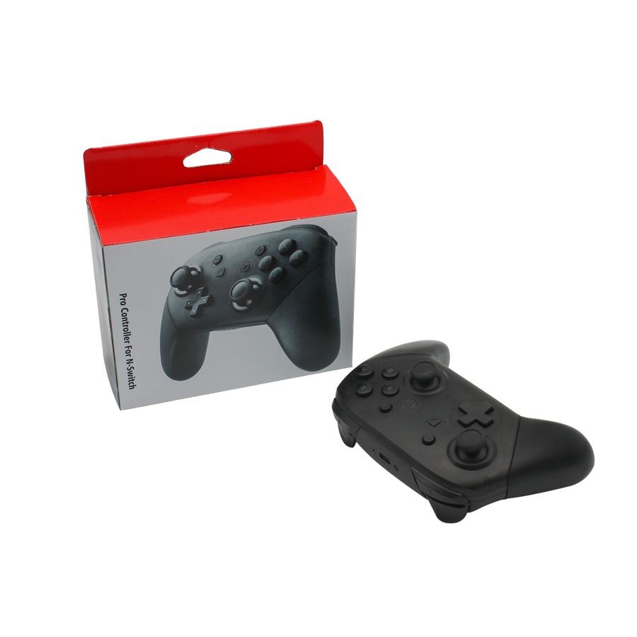 Catzon Wireless Pro Controller Bluetooth Gamepad Game Joystick Controller For Nintendo Switch Pro Console Gamepad Joystick-Black
