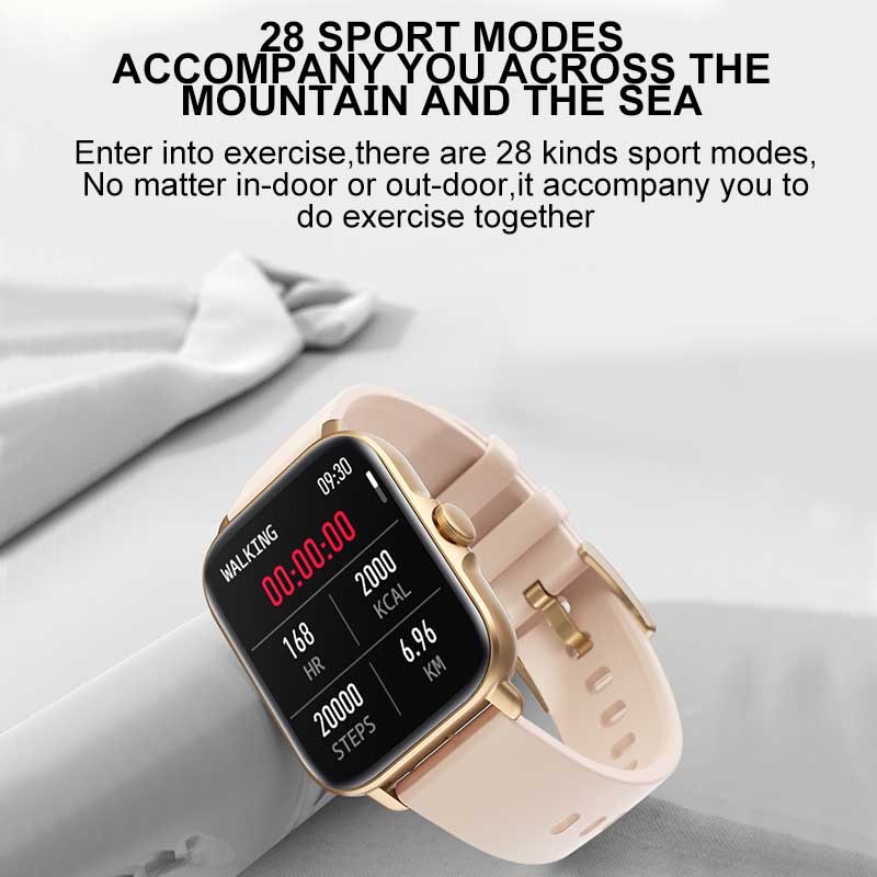 Large display fitness online tracker