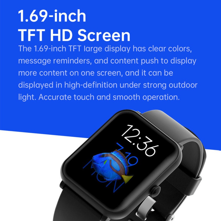 KEPUP Multifunction Smart Watch with Health Monitor System IP68 Waterproof Activity Tracker